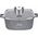 Zilner BRYTFANNA GARNEK KWADRATOWY 5.5L 26cm ZILNER GREY ZL-7059