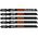 Bahco Bahco Siaurapjūklio geležtės 1,25x132mm 6TPI Bimetal, T-fiksatoriuis, 5-100mm kietai medienai 5vnt.