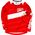 100% Koszulka juniorska 100% R-CORE Youth Jersey długi rękaw Red roz. M (NEW 2023)