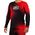 100% Koszulka męska 100% R-CORE X LE Jersey długi rękaw Black/Red roz. M (NEW 2023)