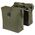 Basil Sakwa podwójna BASIL SOHO DOUBLE PANNIER BAG NORDLICHT MIK, MIK System (ready to go) 41L, 100% wodoodporna moss green oświetlenie Nordlicht Technology
