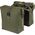Basil Sakwa podwójna BASIL SOHO DOUBLE PANNIER BAG NORDLICHT MIK, MIK System (ready to go) 41L, 100% wodoodporna moss green oświetlenie Nordlicht Technology