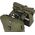 Basil Sakwa podwójna BASIL SOHO DOUBLE PANNIER BAG NORDLICHT MIK, MIK System (ready to go) 41L, 100% wodoodporna moss green oświetlenie Nordlicht Technology