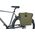 Basil Sakwa podwójna BASIL SOHO DOUBLE PANNIER BAG NORDLICHT MIK, MIK System (ready to go) 41L, 100% wodoodporna moss green oświetlenie Nordlicht Technology