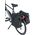 Basil Sakwa podwójna BASIL SOHO DOUBLE PANNIER BAG NORDLICHT MIK, MIK System (ready to go) 41L 100% wodoodporna night black oświetlenie Nordlicht Technology