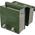 Basil Sakwa miejska podwójna BASIL URBAN LOAD DOUBLE PANNIER BAG 48-53L, Universal Bridge System, 100% wodoodporna, moss green/sand (NEW 2024)
