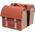 Basil Sakwa miejska podwójna BASIL URBAN LOAD DOUBLE PANNIER BAG 48-53L, Universal Bridge System, 100% wodoodporna, terra red/rose (NEW 2024)