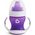 Munchkin MUNCHKIN mokomoji gertuvė su rankenomis ir minkštu snapeliu, Gentle Transition, violetinė, 4mėn+, 118 ml, 012550WWW