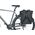 Basil Plecak/Sakwa rowerowa BASIL SOHO BACKPACK NORDLICHT17L, mocowanie na haki Hook-On System, wodoodporny poliester, oświetlenie, night black (NEW 2024)