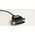 Kabel MicroConnect Microconnect IBM029B-1,8 kabel równoległy Czarny 1,8 m DB-9 DB-25