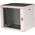 Szafa Equip Equip Serverschrank 19"  09U 600x450mm Glastür   grau