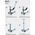 Hulajnoga Micro MICRO paspirtukas Mini2Grow Deluxe Magic LED Mint, MMD357