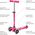 Hulajnoga Micro Micro Paspirtukai Paspirtukas Mini Micro Deluxe pink