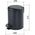 Kosz na pranie Sapho PEDAL BIN 5L POTTY BLACK