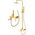 Zestaw prysznicowy Sourcing SHOWER COLUMN GLAMOUR WITH MIXER.  GOLD