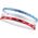 Nike Opaski na włosy Nike Printed Headbands 3 szt. niebieska, biała, czerwona N0002560495OS