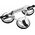 Sourcing Aluminum glass holder, triple
