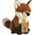ECO NATION AURORA Eco Nation Plush Fox, 19 cm