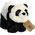ECO NATION AURORA Eco Nation Plush Panda, 15 cm
