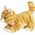 ECO NATION AURORA Eco Nation Plush Orange Tabby, 15 cm
