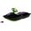 Stiga STIGA SNOWPOWER black/green sled with handle ST7122-19