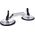 Sourcing Aluminum glass holder, double