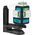 Dedra Multilaser 3D 18V, zielony, walizka SAS