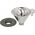 Hario Hario - Metalowy Drip V60-02 Outdoor srebrny z silikonową podstawką