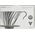Hario Hario - Metalowy Drip V60-02 Outdoor srebrny z silikonową podstawką
