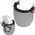 Milwaukee MILWAUKEE FACE COVER UNIVERSAL GRAY BOLT