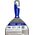 Kubala Stainless steel steel putty with a twist head built into the handle 150 mm. Master Line