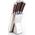 G21 Knife set in stainless steel stand G21 Gourmet Steely 60022164, 5 pcs