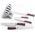 G21 Knife set in stainless steel stand G21 Gourmet Steely 60022164, 5 pcs