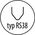 Dedra Zszywki do plastiku typ RS38, 0.8mm, V do narożników ,100szt