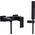 Bateria umywalkowa Besco Bathroom faucet Besco Modern Varium with shower, black matte BW-MVS-CZ