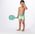 AquaWave Dziecięce bokserki kąpielowe Aquawave Tahu Kids paradise green/blue radiance rozmiar 134