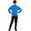 Puma Dres dla dzieci Puma Team Rise niebiesko-czarny 658655 02 164cm