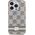 DKNY DKNY DKHMP13LHCPTSE iPhone 13 Pro / 13 6.1" beżowy/beige hardcase IML Checkered Mono Pattern & Printed Stripes MagSafe