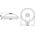 Lampa sufitowa Energizer ORNO ZONDA LED 16W WHITE PC LAMP WHITE PIR MOTION SENSOR
