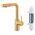 Bateria kuchenna KFA DUERO PURE BASIC PULL-OUT BATERIA KUCHENNA Z FUNKCJĄ FILTRACJI WODY I WYCIĄGANĄ WYLEWKĄ + FILTR HYDRO, BRUSHED GOLD