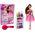 LeanToys Lalka Lucy Sukienka Różowa Akcesoria Zestaw XXL