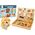 LeanToys Zestaw Edukacyjnych Puzzli Magnetycznych Motyw Jedzenia