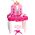 LeanToys Toaletka Sterowana Różdżką MP3 Różdżka Akcesoria Różowa