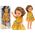 LeanToys Lalka Żółta Sukienka Brązowe Włosy Duża Laleczka 33cm