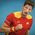 Joma FROTKA OPASKA NA RĘKĘ PODWÓJNA JOMA RED-YELLOW-RED 400300.P03