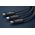 Kabel USB Baseus USB-A - USB-C + microUSB + Lightning 1.1 m Czarny (P10368700111-03)