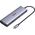 HUB USB Ugreen Hub USB-C Ugreen CM498, 3x USB 3.0, HDMI 4k 30Hz, VGA, RJ45, SD/TF, PD 100W (szary)