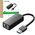Adapter USB Ugreen Adapter sieciowy Ugreen CR111 USB 3.0 do RJ45, Gigabit Ethernet (czarny)