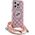 Karl Lagerfeld Karl Lagerfeld KLHMP15LHCKCKLCP iPhone 15 Pro 6.1" różowy/pink hardcase IML Crossbody Monogram Karl & Choupette Head MagSafe