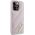 Karl Lagerfeld Karl Lagerfeld KLHCP14LPQDSMGP iPhone 14 Pro 6.1" różowy/pink hardcase Diagonal Quilted Script